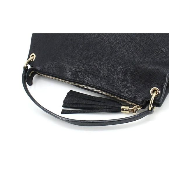 Gucci Soho Interlocking GG Shoulder Bag Black - Picture 5 of 9
